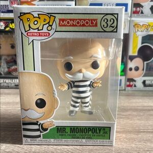 Funko Retro Toys Mr. Monopoly in Black and White